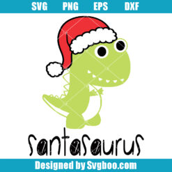 Santasaurus Svg