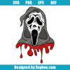 Scary Halloween Ghost Face Svg