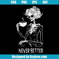Sugar Skull Lady Svg