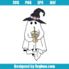 Witchy Ghost Iced Coffee Svg