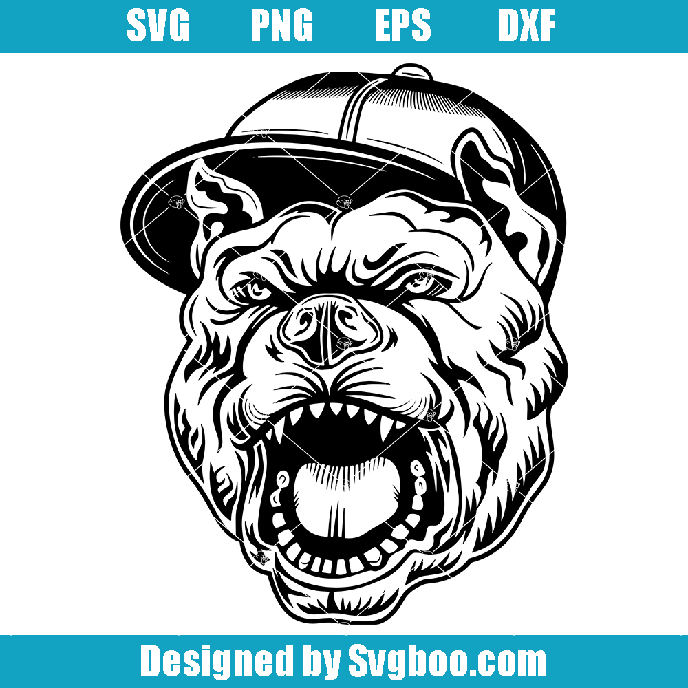 American Bully Dog Svg, Pit Bull Dog Svg, Dogs Silhouette American Bully Dog Svg