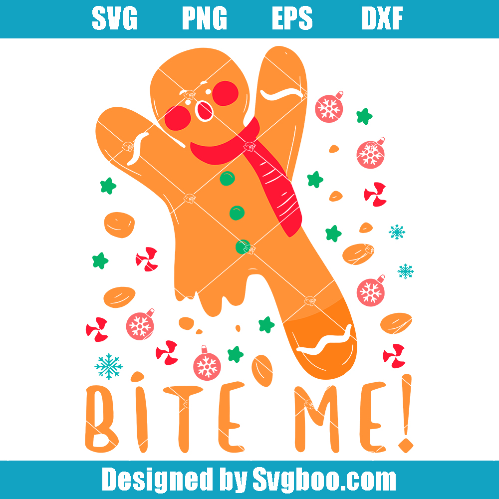 Bite Me Cookies Svg, Merry Christmas Cookies Svg, Xmas 2023 Svg Bite Me Cookies Svg