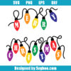 Christmas Lights Svg