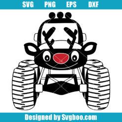 Christmas Monster Truck Svg