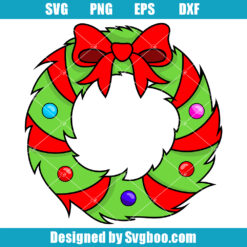 Christmas Wreath Svg