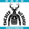 Deer in Freaky Sweater Svg