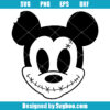 Disney Mickey Stitches Svg
