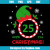 Elf Christmas Countdown Svg