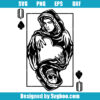 Gothic Queen Of Spades Svg