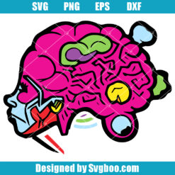 Graffiti Brain Svg