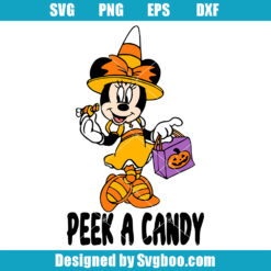 Halloween Cute Minnie Svg