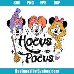 Hocus Pocus Minnie Svg