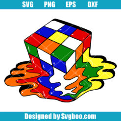 Melting Rubiks Svg