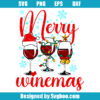 Merry Winemas Svg