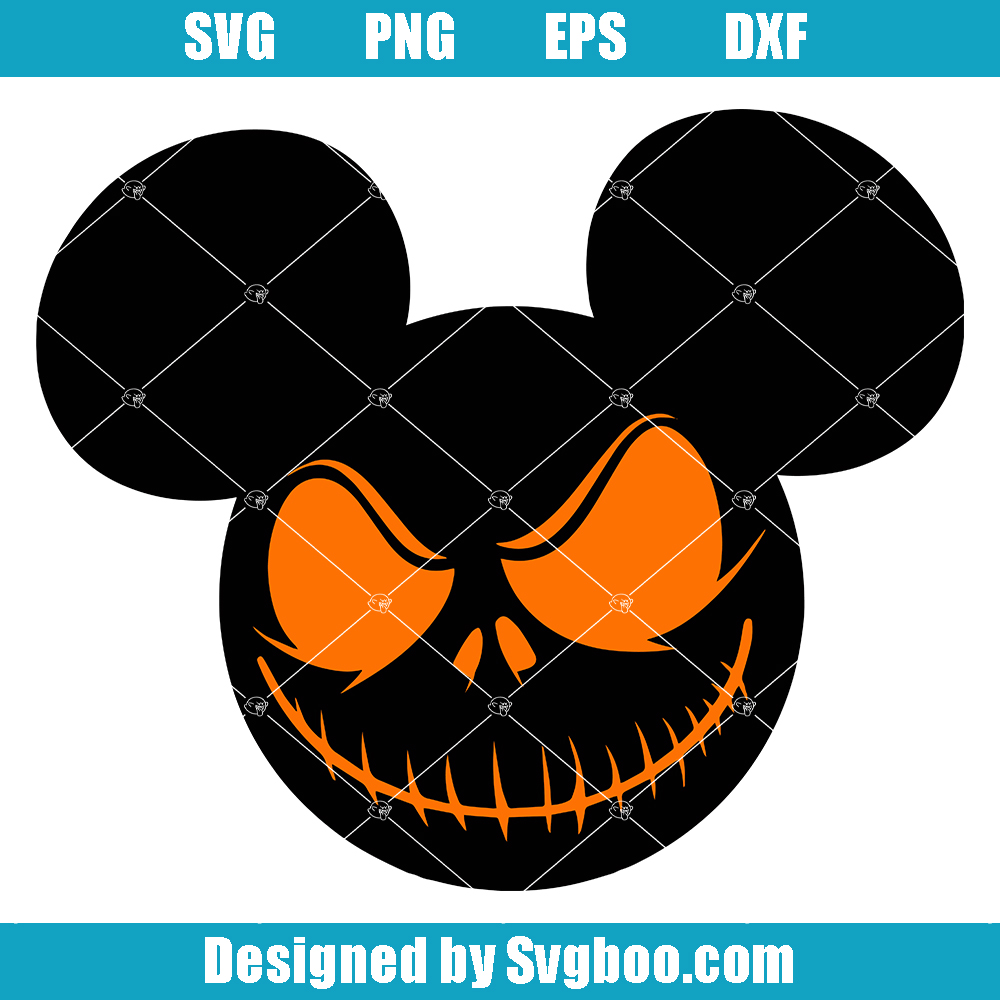 Mickey Ears Halloween Svg, Halloween Party Svg, Mouse Halloween Svg Mickey Ears Halloween Svg