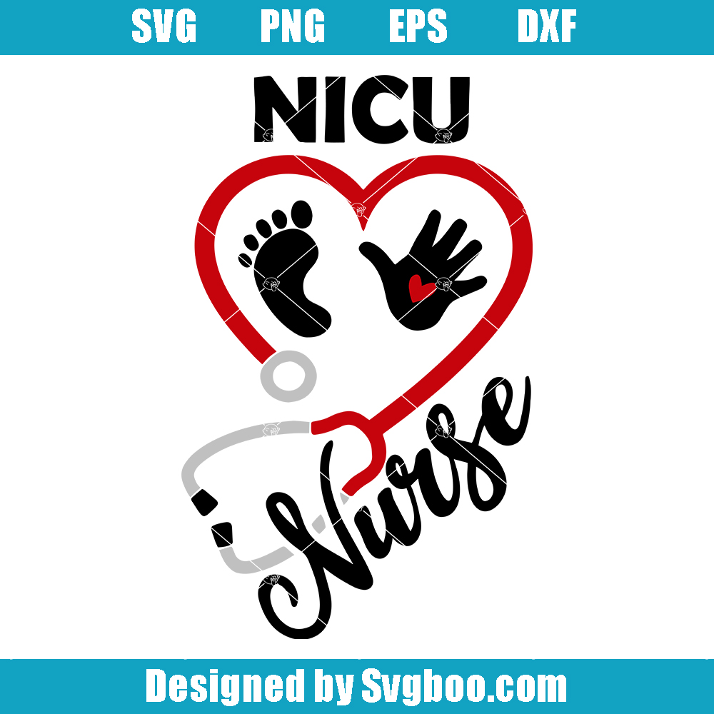 NICU Nurse Svg, Christmas Nurse Svg, Christmas Hospital Party Svg
