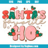 Santa Favorite Ho Svg
