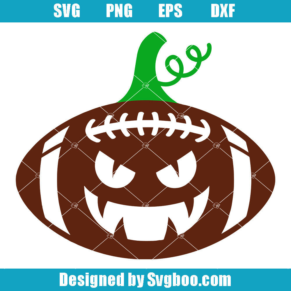 Scary Football Svg, Gridiron Halloween Svg, Football Halloween Svg