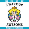 Super Mario Princess Peach Awesome Svg