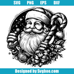 Vintage Santa Claus Svg