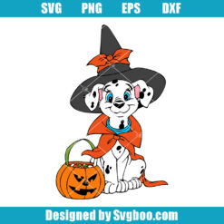 Witch Dalmatian Svg