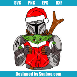 Alien Santa Svg