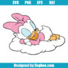 Baby Daisy Duck Sleeps On A Cloud Svg