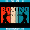 Boxing Retro Vintage Svg