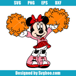 Cheerleader Minnie Svg