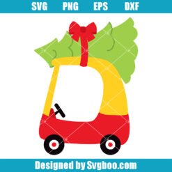 Christmas Coupe Car Svg