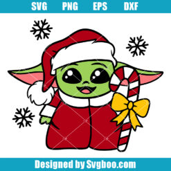 Christmas Grogu Svg