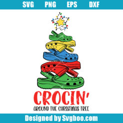 Crocin' Around The Christmas Tree Svg