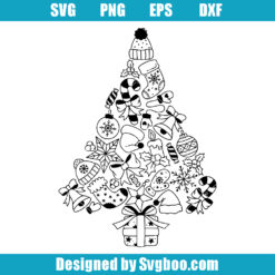 Cute Christmas Tree Svg