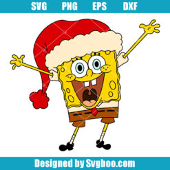 Cute Santa Sponge Svg