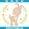 Deer Laurel Svg