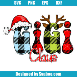 Gigi Claus Svg