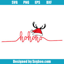 Ho Ho Ho Santa Svg