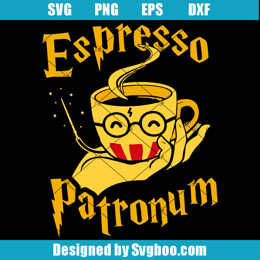 Magic Coffee Cup Svg, Espresso Patronum Svg, Espresso Coffee Svg