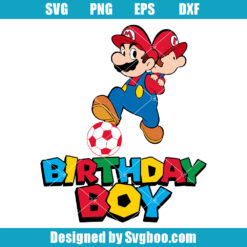 Mario Birthday Boy Svg