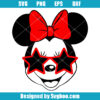 Minniee Mouse with Glasses Svg