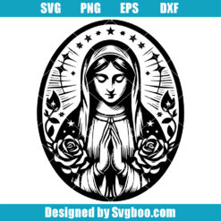 Mother of Jesus Svg