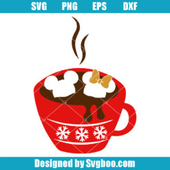 Mouse Heads Hot Cocoa Svg