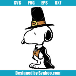 Mr Snoopy on Thanksgiving Day Svg