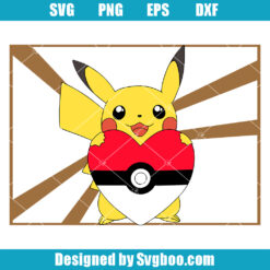 Pokémon Valentine’s Day Svg