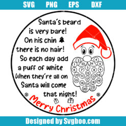 Santa Plate Svg