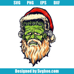 Scary Santa Claus Frankenstein Svg