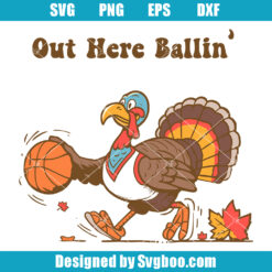 Thanksgiving Basketball Svg