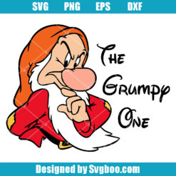 The Grumpy One Dwarf Svg