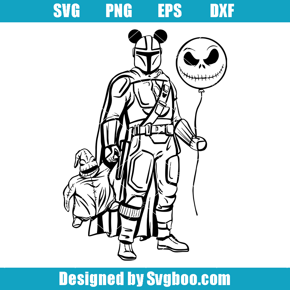 The Mandalorian Goes to Disneyland Svg, Mando Ears Svg, Star Wars Svg The Mandalorian Goes to Disneyland Svg