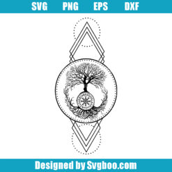 Yggdrasil Vegvisir Svg